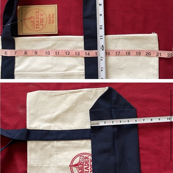 Original Trader Joe’s Signature Large Canvas Tote Bag. - Picture 3 of 3